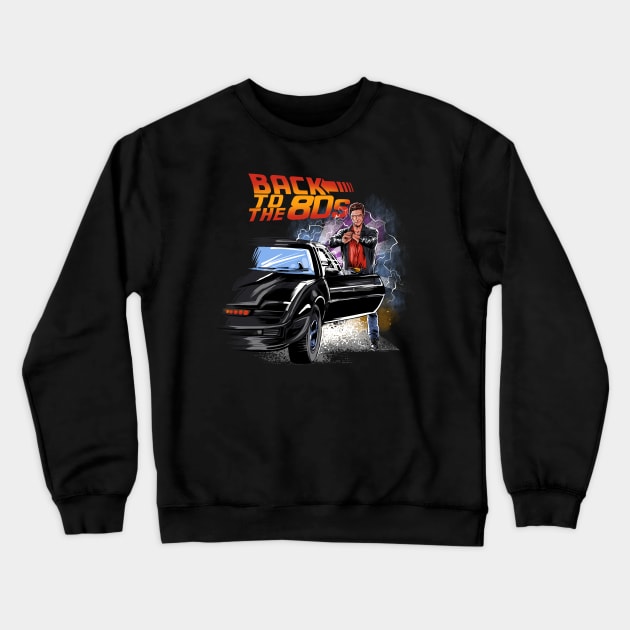 Back to the 80s Crewneck Sweatshirt by Zascanauta